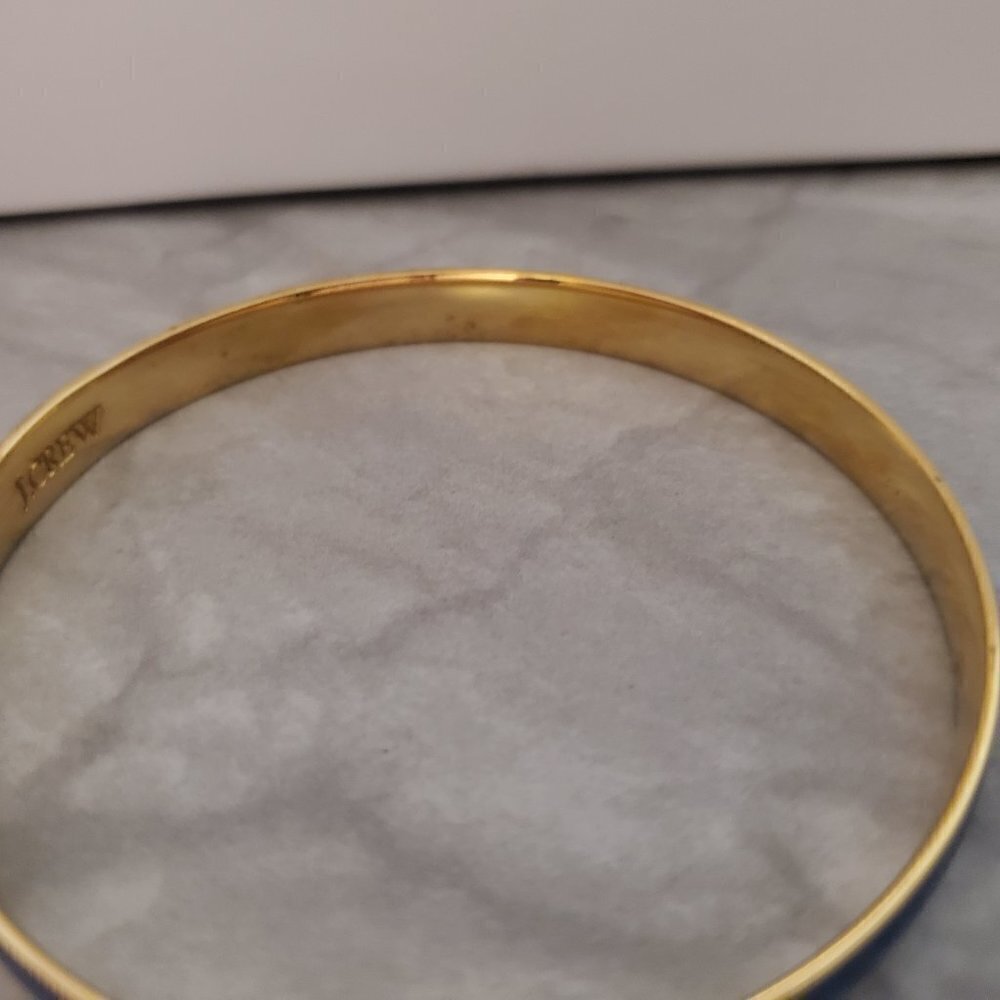 💙 Vintage Y2k 00s 2000's J. Crew Blue Bangle 💙 - Picture 8 of 15